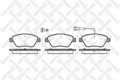 869 001-SX STELLOX Комплект тормозных колодок, дисковый тормоз